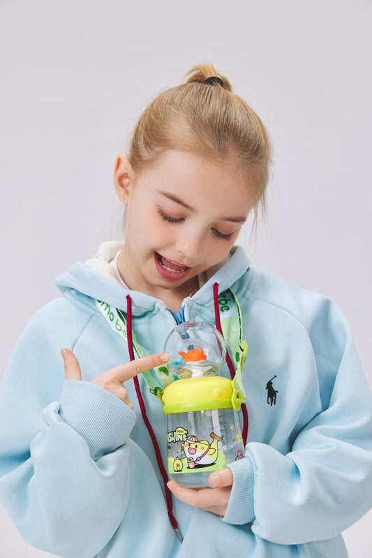 COMO Ball Tritan Kids Cup 10 oz 2 COMO(Whale+Rocket)