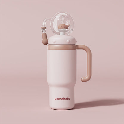 COMO Ball Tumbler 24oz in Rose Quartz